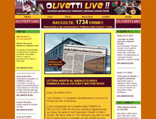 Tablet Screenshot of olivetti-live.org